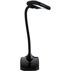 360 Lighting Ricky Modern Desk Lamp 13 3/4" High Black With USB Charging Port LED Gooseneck Touch On Off Dimmer For Bedroom Bedside Office House Desk -Home Decor Shop GUEST b8fdd3c8 04f1 465e 8b11 aa89f8bc89ce