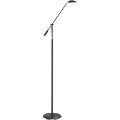 360 Lighting Traditional Pharmacy Floor Lamp LED Dimmable 62" Tall Black Adjustable Arm For Living Room Reading Bedroom Office -Home Decor Shop GUEST b97b96b2 dcad 4f84 82ef c5188d12ebc3