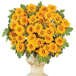 Collections Etc Small Chrysanthemum Bush Set 3 -Home Decor Shop GUEST b9ba4e76 904b 4ddd b3e3 5716fc7280d2