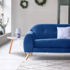 8.66" Petite Ceramic Orb Base Bedside Table Desk Lamp With Matching Tapered Drum Fabric Shade Purple - Creekwood Home -Home Decor Shop GUEST b9d69e3c 41ef 42d3 9e59 097de6ef3e4b