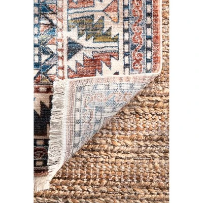 NuLOOM Vintage Kathryn Aztec Tassel Area Rug 5 NuLOOM Vintage Kathryn Aztec Tassel Area Rug - Image 5