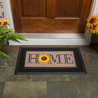 Evergreen Sunflower Home Sassafras Indoor Outdoor Switch Doormat 1'10"x10" Multicolored 1 Evergreen Sunflower Home Sassafras Indoor Outdoor Switch Doormat 1'10"x10" Multicolored
