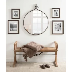 30" X 37" Yitro Metal Framed Wall Mirror Bronze - Kate & Laurel All Things Decor -Home Decor Shop GUEST c1cc9242 96cc 4783 b0ee 534fb6485ed5