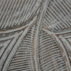 Set Of 2 Wooden Leaf Intricately Carved Wall Decors Gray - Olivia & May -Home Decor Shop GUEST c2459393 1dad 4b52 86ec b3d71ca9c1c1