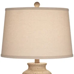 Regency Hill Rustic Farmhouse Table Lamps 25 1/2" High Set Of 2 Beige Oatmeal Fabric Drum Shades For Living Room Bedroom House 10 Regency Hill Rustic Farmhouse Table Lamps 25 1/2" High Set Of 2 Beige Oatmeal Fabric Drum Shades For Living Room Bedroom House -Home Decor Shop GUEST c2e08145 a0ef 42b9 9acf a76ea55ac878
