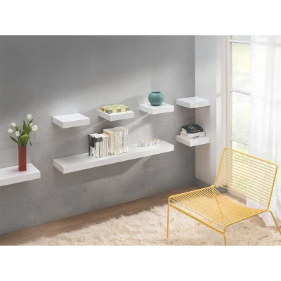 10" X 10" Big Boy Gloss Shelf White - Dolle Shelving 2 10" X 10" Big Boy Gloss Shelf White - Dolle Shelving - Image 2