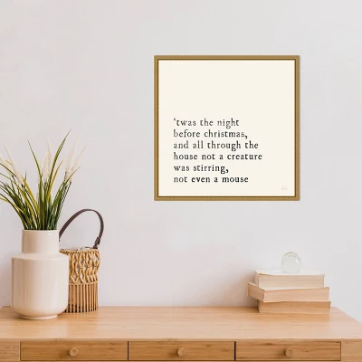 16" X 16" Simple Christmas By Laura Marshall Framed Canvas Wall Art Cream - Amanti Art 5 16" X 16" Simple Christmas By Laura Marshall Framed Canvas Wall Art Cream - Amanti Art - Image 5