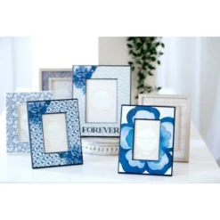 Shiraleah Blue Eden Flower 4x6 Picture Frame -Home Decor Shop GUEST c482d9d7 e6d4 4cd5 b1dd 3642479fc3d7