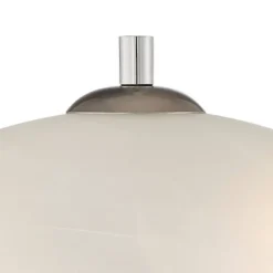 360 Lighting Simon Modern Accent Table Lamps Set Of 2 21" High Silver With USB Charging Port White Glass Dome Shade For Bedroom Living Room House Desk -Home Decor Shop GUEST c64e20ec 886d 4da7 9f82 a556d6086ee6