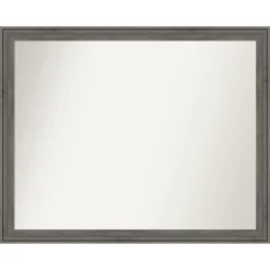 Regis Barnwood Narrow Non-Beveled Wood Bathroom Wall Mirror Wall Mirror -Home Decor Shop GUEST c657a91a 5a2f 4be7 ba10 f9552d276100