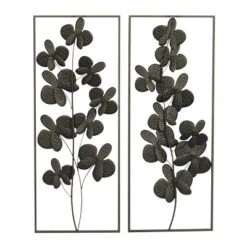 Set Of 2 Metal Floral Orchid Wall Decors With Black Frame Black - Olivia & May 8 Set Of 2 Metal Floral Orchid Wall Decors With Black Frame Black - Olivia & May -Home Decor Shop GUEST c7f9a749 6666 4f61 a0a3 7460f3e65cfe