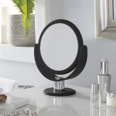 7" Vanity Rubberized 1X-10X Magnification Mirror - Home Details 2 7" Vanity Rubberized 1X-10X Magnification Mirror - Home Details - Image 2