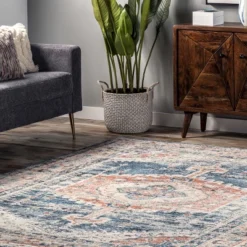 NuLOOM Harley Faded Medallion Area Rug -Home Decor Shop GUEST c875fe28 437e 4043 b43a 447bc6fb9e20