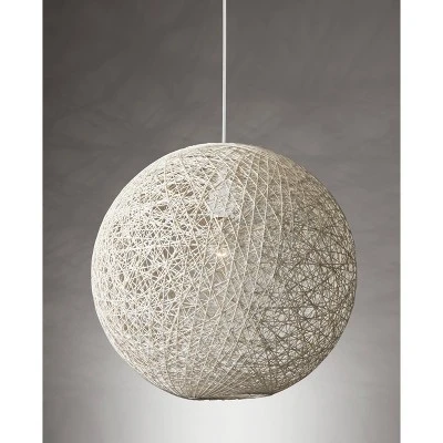 Havana Extra Large Pendant Cream Rattan - Adesso 2 Havana Extra Large Pendant Cream Rattan - Adesso - Image 2