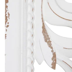 Set Of 2 Wood Floral Intricately Carved Scroll Wall Decors White - Olivia & May -Home Decor Shop GUEST c9fd2fb5 9195 4724 8023 67a599204971