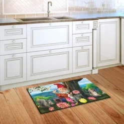 Garden Gnome Spring Doormat Birds Floral Indoor Outdoor 30" X 18" Briarwood Lane -Home Decor Shop GUEST cae02fa5 eb24 4e81 892e 399098cdd82e