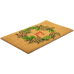Northlight Natural Coir "Joy" Wreath Christmas Doormat 18" X 30" 7 Northlight Natural Coir "Joy" Wreath Christmas Doormat 18" X 30" -Home Decor Shop GUEST cafecc2f 0805 4a88 aa7a 8c37a706e99e