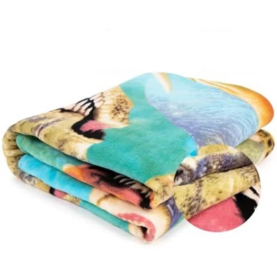 Dawhud Direct 50" X 60" Jurassic Dinosaur Fleece Throw Blanket For Boys, Men, Unisex 3 Dawhud Direct 50" X 60" Jurassic Dinosaur Fleece Throw Blanket For Boys, Men, Unisex - Image 3