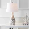 26.5" Verna Seashell Table Lamp (Includes LED Light Bulb) Beige - JONATHAN Y