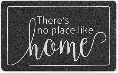 J&V TEXTILES "No Place Like Home" Outdoor Rubber Doormat 18" X 30" 1 J&V TEXTILES "No Place Like Home" Outdoor Rubber Doormat 18" X 30"