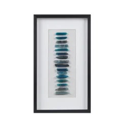 Cerulean Stones Real Natural Agate Framed Shadowbox Blue - Martha Stewart -Home Decor Shop GUEST ced2b578 ff65 4def b66e be37722d434d