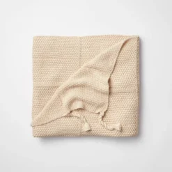 Windowpane Knit Throw Blanket With Tassels - Threshold™ Designed With Studio McGee -Home Decor Shop GUEST cfcc0bd1 9145 44d1 8936 b585b371ea06