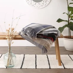 50"x60" Check Throw Blanket - Design Imports 9 50"x60" Check Throw Blanket - Design Imports -Home Decor Shop GUEST d081f37d d98d 49f0 8985 23ecf351fd28