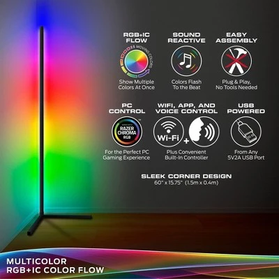 Monster Smart Vertex And Dynamic Corner Floor Lamp 1 Monster Smart Vertex And Dynamic Corner Floor Lamp