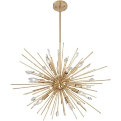 Possini Euro Design Janae Plated Gold Chandelier 29 1/2" Wide Modern Sputnik 12-Light Fixture For Dining Room House Foyer Kitchen Island Entryway 11 Possini Euro Design Janae Plated Gold Chandelier 29 1/2" Wide Modern Sputnik 12-Light Fixture For Dining Room House Foyer Kitchen Island Entryway -Home Decor Shop GUEST d2ee25e0 8698 4b6a b1c0 66a5efef7c3f