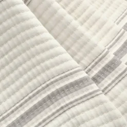 50"x60" Farmhouse Striped Kantha Pick Stitched Yarn Dyed Cotton Woven Throw Blanket - Lush Décor -Home Decor Shop GUEST d3ab6641 c832 48c0 8996 9dd8929db2c7