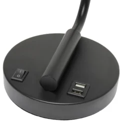 Modern Iron Desk Lamp With USB Port And Glass Shade - Lalia Home -Home Decor Shop GUEST d3ea0551 1cab 4fc7 ab36 3d23bb18ae8d