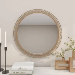 Contemporary Metal Wall Mirror Gold - Olivia & May 26 Contemporary Metal Wall Mirror Gold - Olivia & May -Home Decor Shop GUEST d60d39f2 2d33 452a a1ad 76b005475d22