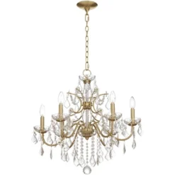 Vienna Full Spectrum DeMallo Gold Chandelier 26" Wide French Scroll Arm Clear Crystal 6-Light Fixture For Dining Room House Foyer Kitchen Island Home 13 Vienna Full Spectrum DeMallo Gold Chandelier 26" Wide French Scroll Arm Clear Crystal 6-Light Fixture For Dining Room House Foyer Kitchen Island Home -Home Decor Shop GUEST d65a3f18 3926 40b9 802a 8aba7e6dd197