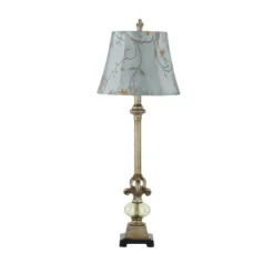 Polystone Buffet Lamp With Tapered Shade Gold - Olivia & May -Home Decor Shop GUEST d726c37a b718 4e55 be6c 6daf20a896d7