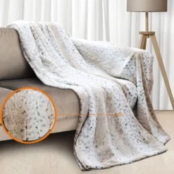 Cheer Collection Embossed Faux Fur Throw Blanket -Home Decor Shop GUEST dce5e8b5 e16c 42a3 9074 3189343e5883