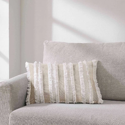 14"x20" Mona Lumbar Throw Pillow - Crescent & Starlight 1 14"x20" Mona Lumbar Throw Pillow - Crescent & Starlight