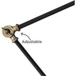 360 Lighting Modern Adjustable Floor Lamp With USB Charging Port 61" Tall Black Brass Living Room Reading -Home Decor Shop GUEST e21207b2 1f9e 4c00 b5b1 f19cf5f3b387