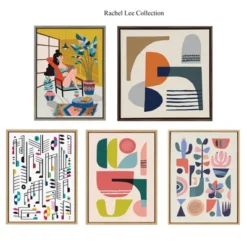 18" X 24" Sylvie Music Notes Framed Canvas Wall Art By Rachel Lee Natural - Kate And Laurel -Home Decor Shop GUEST e2c43a05 c9c7 4272 9583 d4b06656b1ce