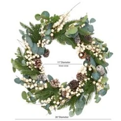 Saro Lifestyle Eucalyptus And Pinecone Spring Wreath 5 Saro Lifestyle Eucalyptus And Pinecone Spring Wreath -Home Decor Shop GUEST e42849d8 cf8d 4384 9b8e 669e302808ad