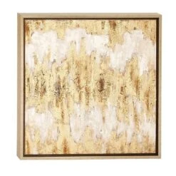 Glam Canvas Abstract Framed Wall Art With Gold Frame Beige - CosmoLiving By Cosmopolitan -Home Decor Shop GUEST e545c340 b151 4225 888d 6451a217b099