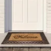 Northlight Gold And Natural Coir Rectangular "Welcome" Doormat 23" X 35"