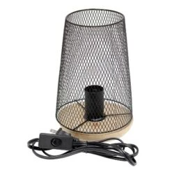 Wired Mesh Uplight Table Lamp Black - Simple Designs -Home Decor Shop GUEST e5bd9941 6d88 4391 8179 dc5a171c8b4f