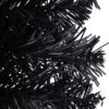 Northlight 24" Black Colorado Spruce Artificial Halloween Wreath, 24-Inch, Unlit