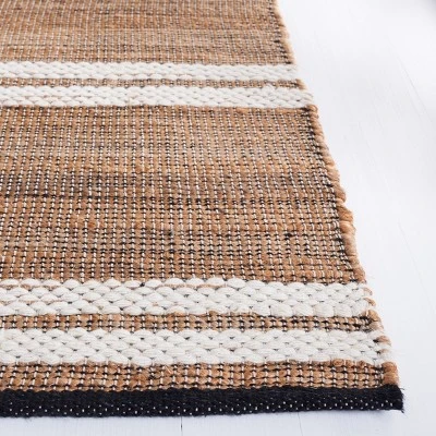 Natural Fiber NF225 Hand Woven Area Rug - Safavieh 2 Natural Fiber NF225 Hand Woven Area Rug - Safavieh - Image 2
