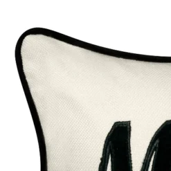 17"x17" Celebrations Mr. & Mrs. Cursive Embroidered Applique Square Throw Pillow Oyster - Edie@Home -Home Decor Shop GUEST e7ce9e3b e43f 41ec 8993 72d9cccbff60