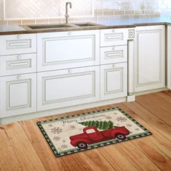 Merry Christmas Pickup Truck Doormat Indoor Outdoor 30" X 18" Briarwood Lane -Home Decor Shop GUEST e8bdc2bb d615 436a acc2 499335dd7beb