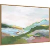 33" X 23" Highland Landscape I By Isabelle Z Framed Canvas Wall Art Print - Amanti Art