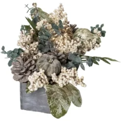 Northlight 10.25" Neutral Colored Pumpkin And Leaves Fall Harvest Floral Arrangement 6 Northlight 10.25" Neutral Colored Pumpkin And Leaves Fall Harvest Floral Arrangement -Home Decor Shop GUEST eafe8c51 42bc 476b 8ed4 fc8a3ad95085