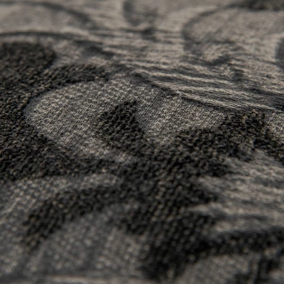 20"x20" Oversize Medallion Poly Filled Square Throw Pillow Charcoal - Rizzy Home 1 20"x20" Oversize Medallion Poly Filled Square Throw Pillow Charcoal - Rizzy Home