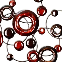 32" X 22" Metallic Circles Wall Décor Metallic Reds - Stratton Home Décor 5 32" X 22" Metallic Circles Wall Décor Metallic Reds - Stratton Home Décor -Home Decor Shop GUEST eb9be1a2 096b 422f b0f9 3af340821516